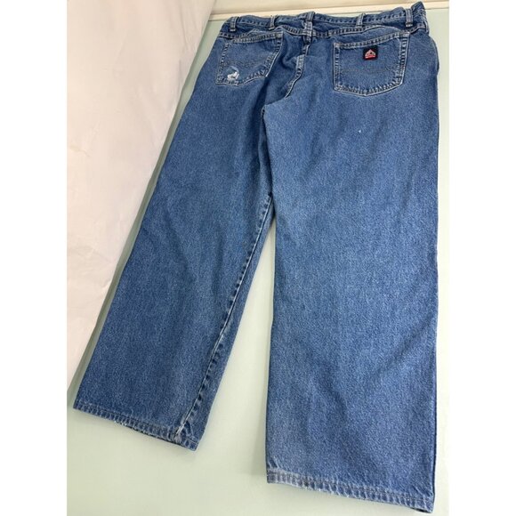 Bulwark Other - Bulwark Men FR Work Jeans 42X30 Denim Flame Fire Resistant CAT2 2112 Blue